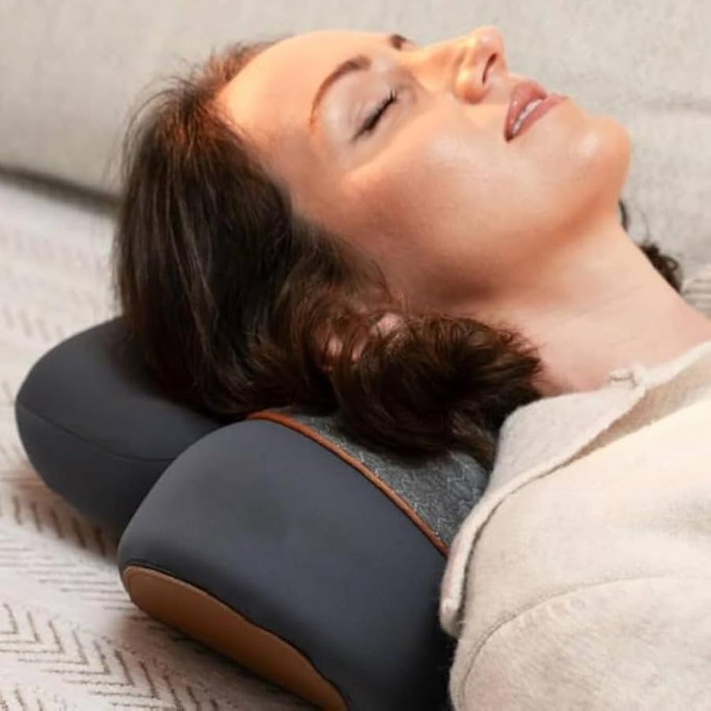 Oreiller de massage Orgezz™ en utilisation